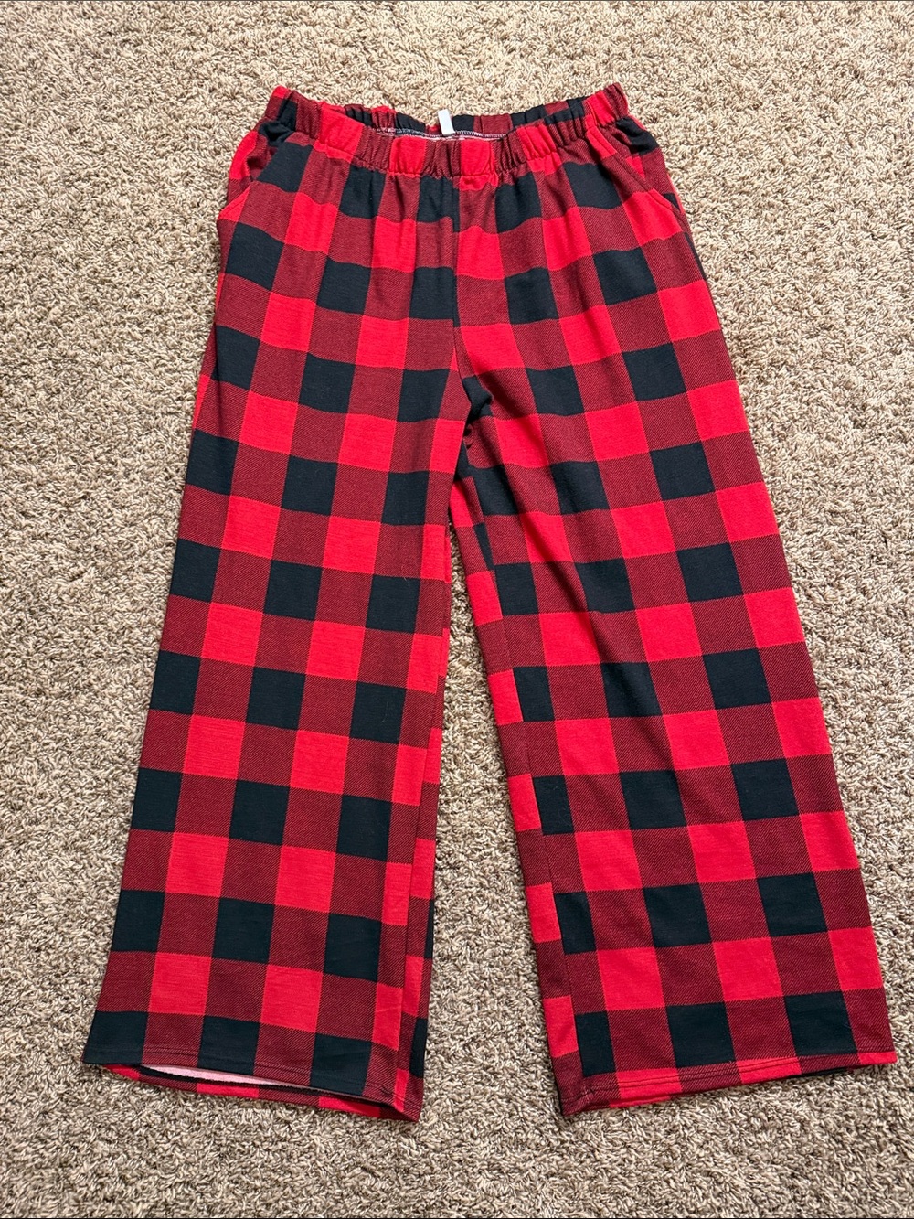Acting Pro Red & Black Buffalo Plaid Lounge Pants